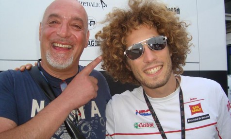 con Marco Simoncelli