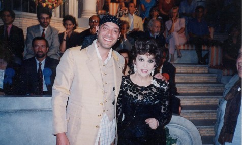 con Gina Lollobrigida