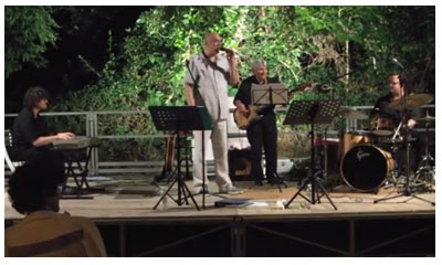 Musica alla Vecchia...Miniera. con Paola Fabris, Giorgio Fabbri, Gianluca e Stafano Nanni